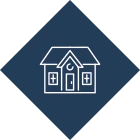 blaues Icon Trockenbau